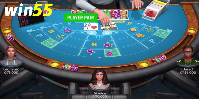 Baccarat cầu đôi Win55 là gì?