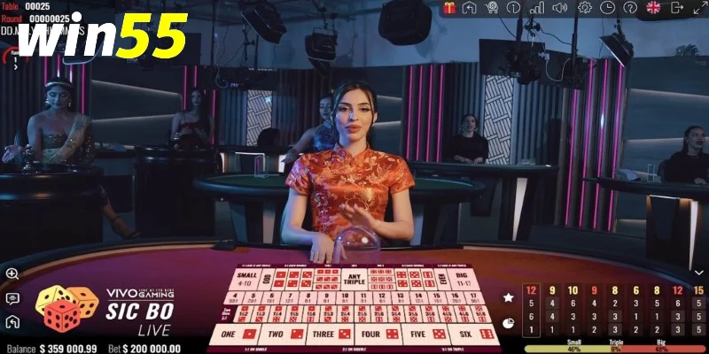 Cách Sicbo cược đôi Win55 được thực hiện
